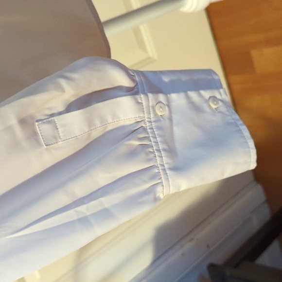 Nwt Prologue long sleeve blouse Collared hidden buttons women's large - Picture 7 of 14